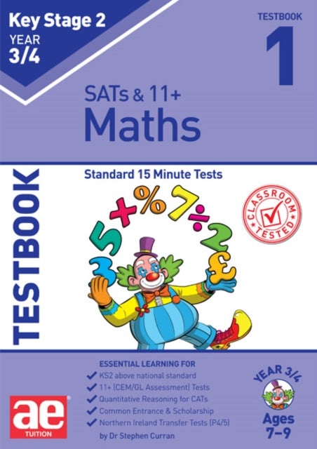 KS2 Maths Year 3/4 Testbook 1 - Standard 15 Minute Tests