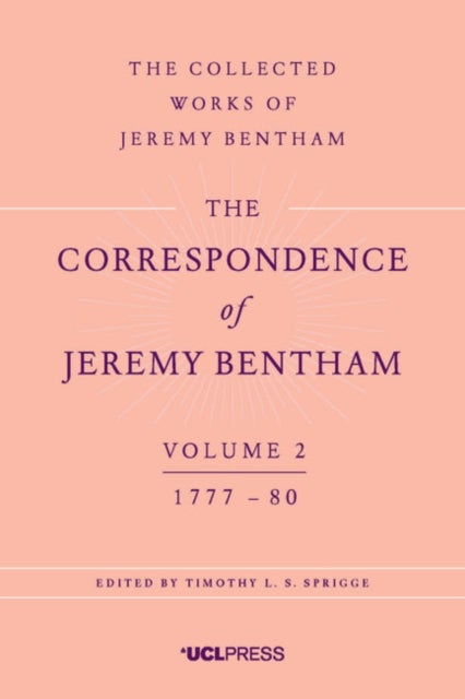 The Correspondence of Jeremy Bentham, Volume 2 - 1777 to 1780