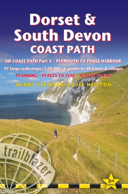 Dorset and South Devon Coast Path - guide and maps to 48 towns and villages with large-scale walking - Plymouth to Poole Harbour - Planning, places to stay and places to eat