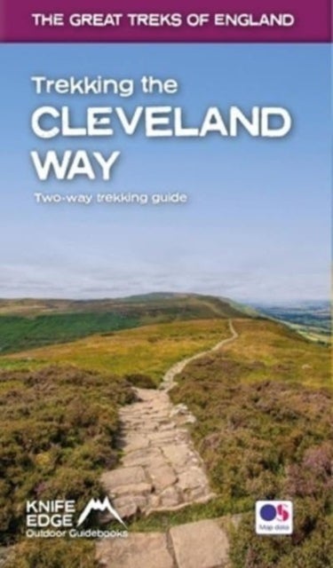 Trekking the Cleveland Way - Two-way guidebook with OS 1:25k maps: 20 different itinerari
