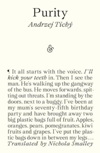 Purity - Nordic Council Prize Finalist