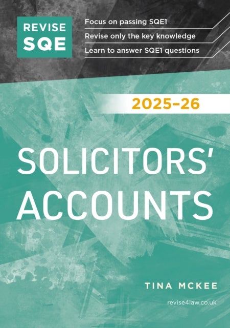Revise SQE Solicitors' Accounts 2025/26 - SQE1 Revision Guide