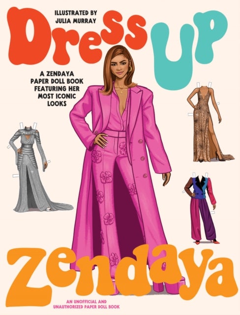 Dress Up Zendaya - A Zendaya paper doll book featuring her most iconic looks