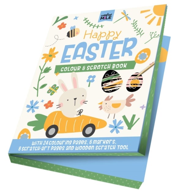 Happy Easter Colour & Scratch Book - Colour and Scratch Book