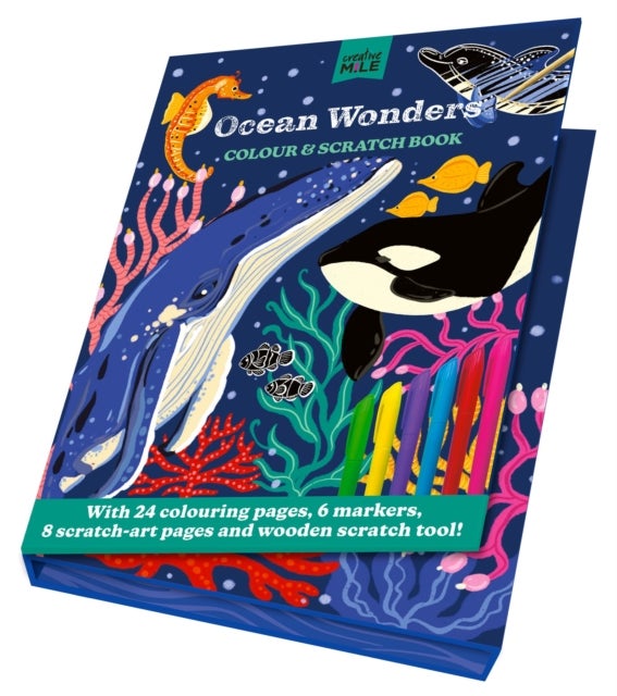 Ocean Wonders Colour and Scratch Book - Colour & Scratch Book