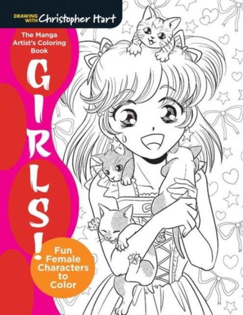 The Manga Artist’s Coloring Book: Girls