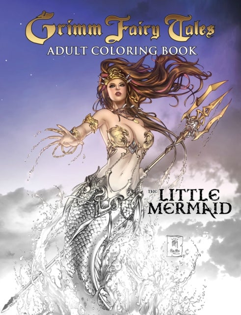 Grimm Fairy Tales Adult Coloring Book - The Little Mermaid