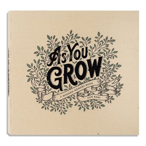 As You Grow - A Modern Memory Book for Baby