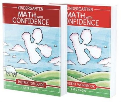 Kindergarten Math With Confidence Bundle - Instructor Guide & Student Workbook