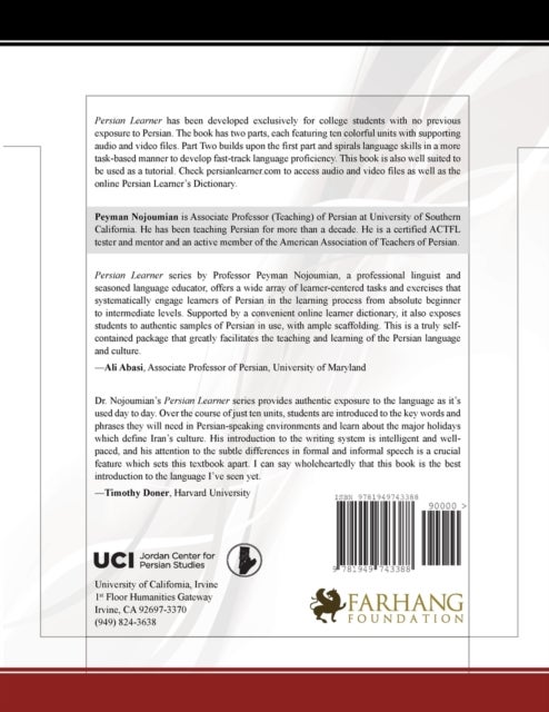 Persian Learner Part Two - Elementary Persian for College Students