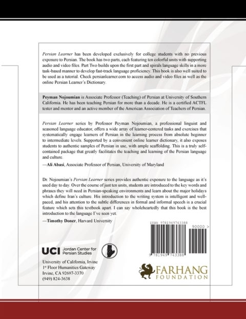 Persian Learner Part Two - Elementary Persian for College Students