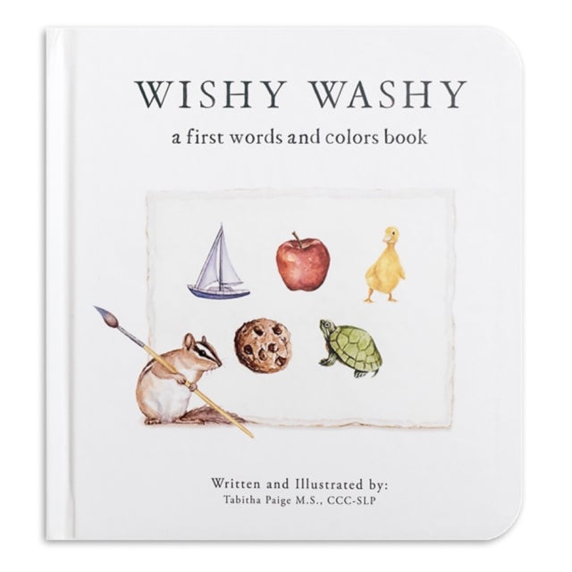 Wishy Washy - Imitation Book Featuring First Words and Colors