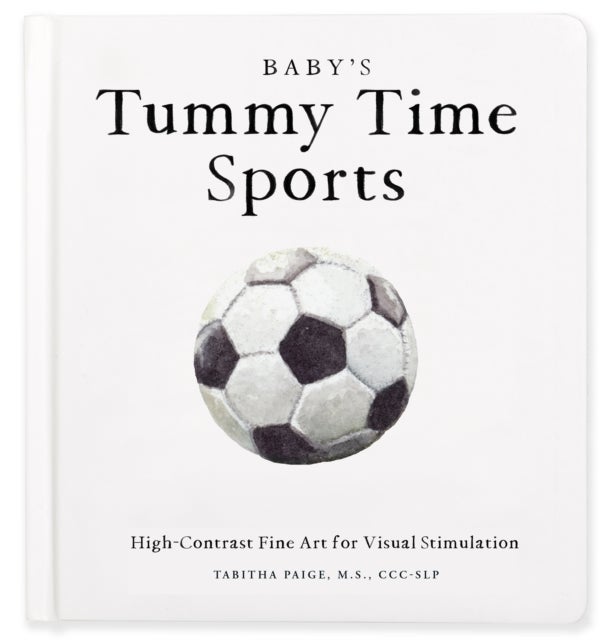Baby's Tummy Time Sports - High-Contrast Fine Art for Visual Stimulation