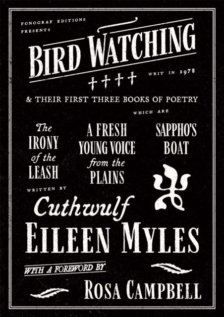 Bird Watching and Their First Three Books of Poetry