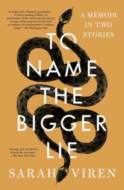 To Name the Bigger Lie - A Memoir in Two Stories