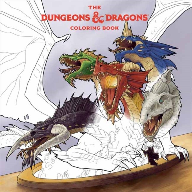 The Dungeons & Dragons Coloring Book - 80 Adventurous Line Drawings
