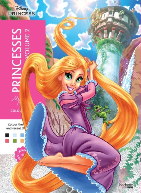 Mystery Colouring - Princesses Vol. 2 - Reveal iconic Disney characters with colour by number