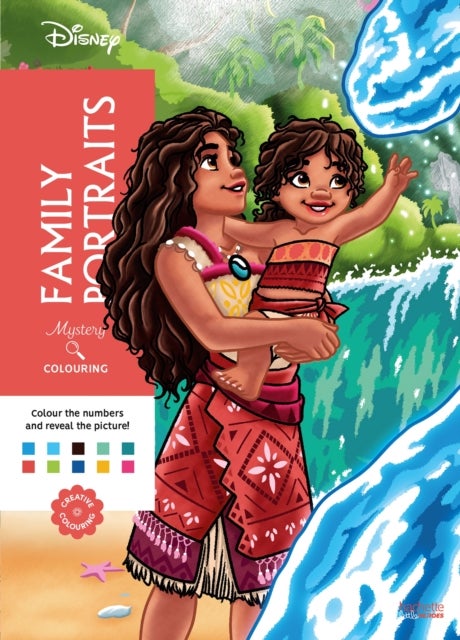 Mystery Colouring - Family Portraits - Reveal iconic Disney characters with colour by number