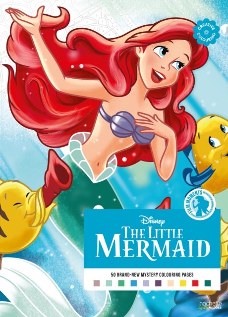 Mystery Colouring - Film Moments The Little Mermaid - Colour the numbers and reveal the picture!