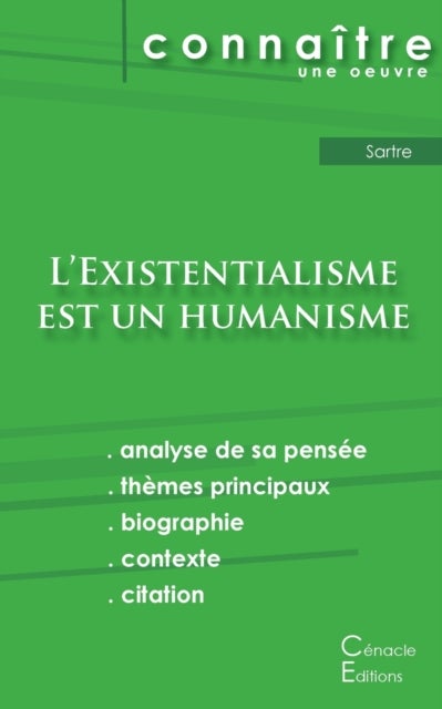 Fiche de lecture L'Existentialisme est un humanisme de Jean-Paul Sartre (analyse litt?raire de r?f?r