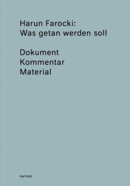 What Ought to Be Done - (HaFI 002)