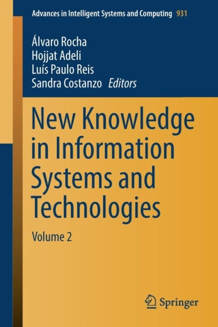 New Knowledge in Information Systems and Technologies - Volume 2