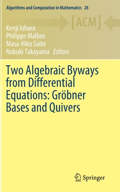 Two Algebraic Byways from Differential Equations: Grobner Bases and Quivers