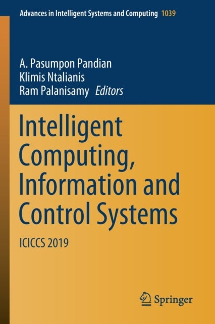 Intelligent Computing, Information and Control Systems - ICICCS 2019