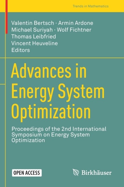 Advances in Energy System Optimization - Proceedings of the 2nd International Symposium on Energy System Optimization