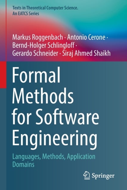 Formal Methods for Software Engineering - Languages, Methods, Application Domains