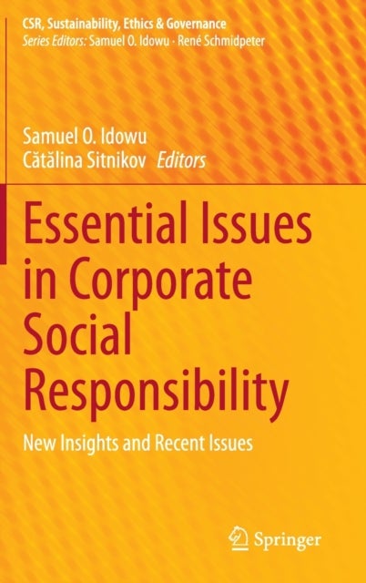 Essential Issues in Corporate Social Responsibility - New Insights and Recent Issues