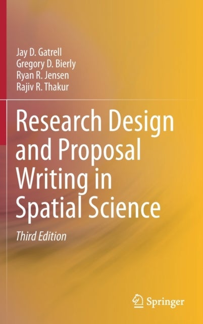 Research Design and Proposal Writing in Spatial Science