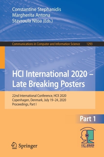 HCI International 2020 – Late Breaking Posters - 22nd International Conference, HCII 2020, Copenhagen, Denmark, July 19–24, 2020, Proceedings, Part I