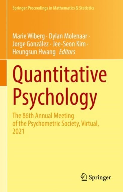 Quantitative Psychology - The 86th Annual Meeting of the Psychometric Society, Virtual, 2021