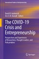 The COVID-19 Crisis and Entrepreneurship