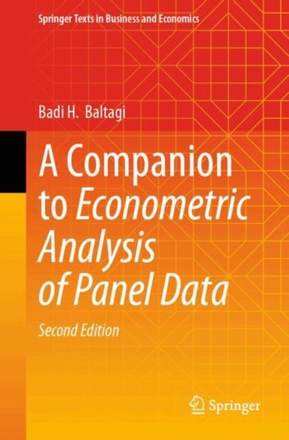 A Companion to Econometric Analysis of Panel Data