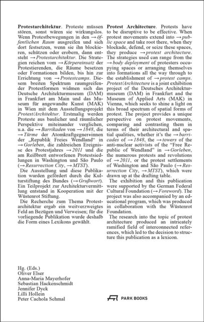 Protest Architecture - Barricades, Camps, Spatial Tactics 1830–2023