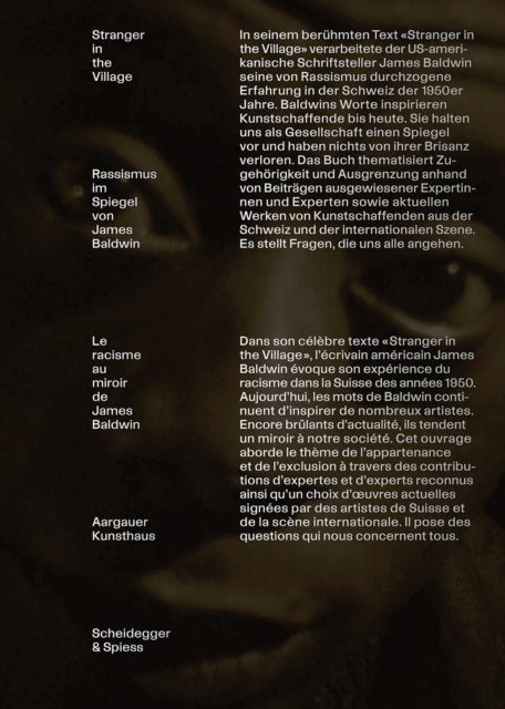 Stranger in the Village - Le racisme au miroir de James Baldwin