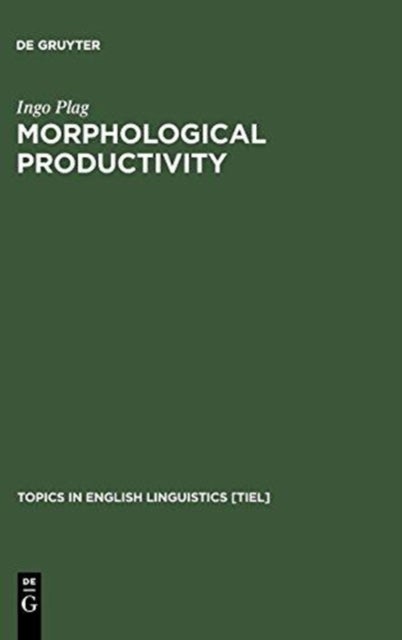Morphological Productivity - Structural Constraints in English Derivation