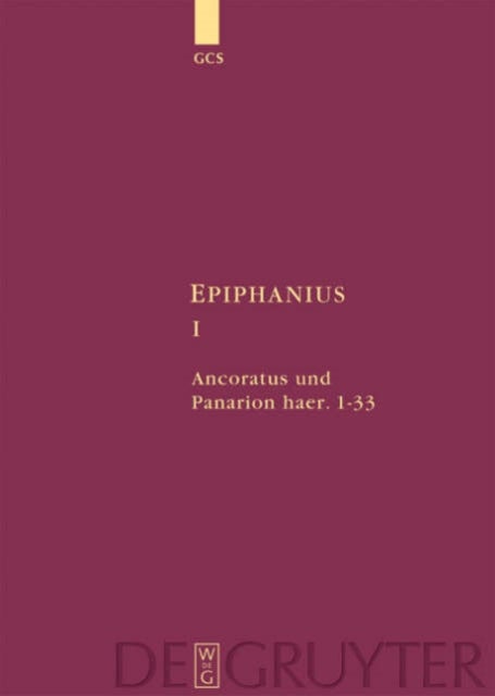 Ancoratus und Panarion haer. 1-33