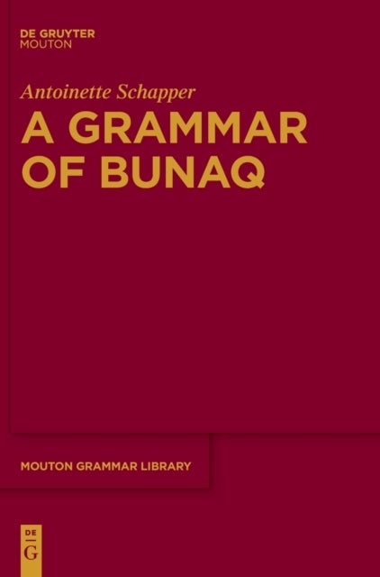 A Grammar of Bunaq