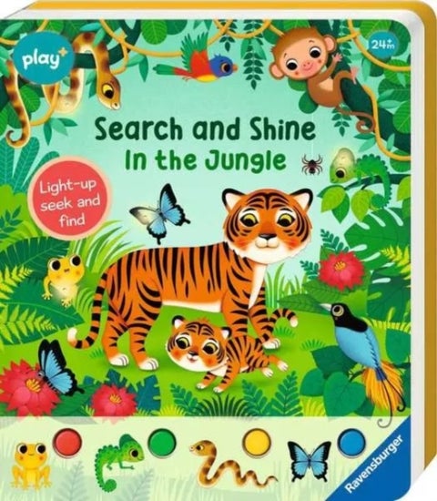 Ravensburger Play+ Infant & Toddler - Search and Shine In the Jungle - Light-up, seek and find