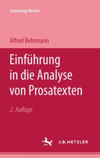 Einfuhrung in die Analyse von Prosatexten