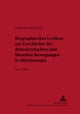 Biographisches Lexikon Zur Geschichte Der Demokratischen Und Liberalen Bewegungen in Mitteleuropa- Bd. 2 / Teil 1
