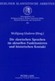 Die Slawischen Sprachen Im Aktuellen Funktionieren Und Historischen Kontakt