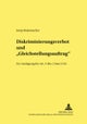 Diskriminierungsverbot Und «Gleichstellungsauftrag»