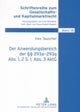 Der Anwendungsbereich Der §§ 293a-293g Abs. 1, 2 S. 1, Abs. 3 Aktg