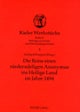 Die Reise Eines Niederadeligen Anonymus Ins Heilige Land Im Jahre 1494
