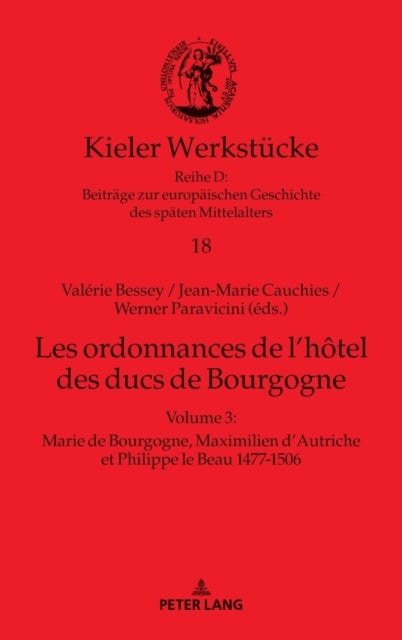 Les ordonnances de l'hotel des ducs de Bourgogne