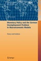 Monetary Policy and the German Unemployment Problem in Macroeconomic Models
